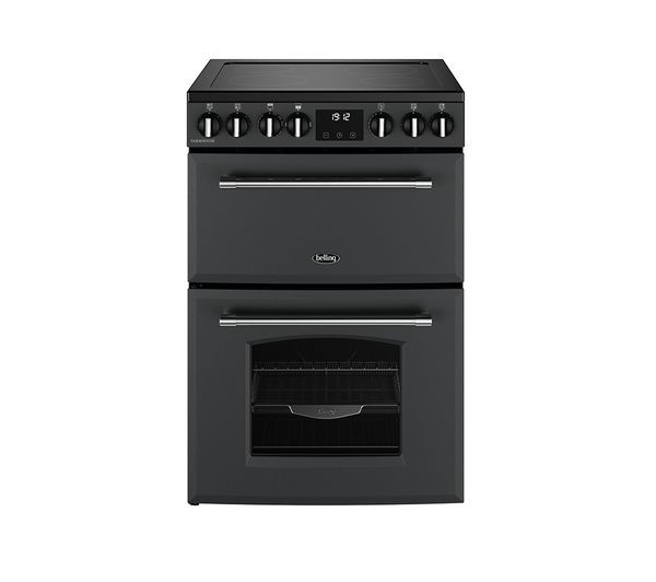  Belling Farmhouse 60e Electric Ceramic Cooker - Anthracite & Chrome 