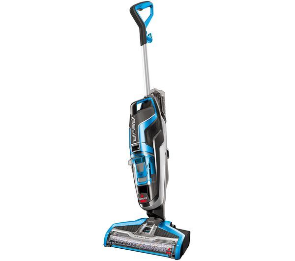  Bissell Crosswave Upright Hard Floor Vacuum Cleaner - Titanium & Blue 