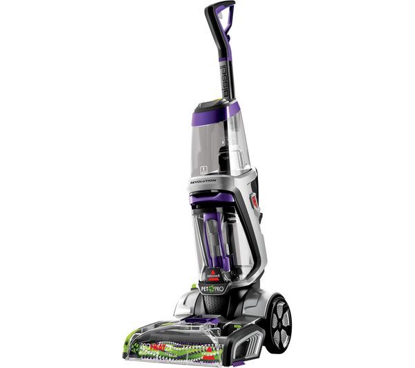  Bissell Proheat 2x Revolution Pet Pro Upright Carpet Cleaner - Purple 