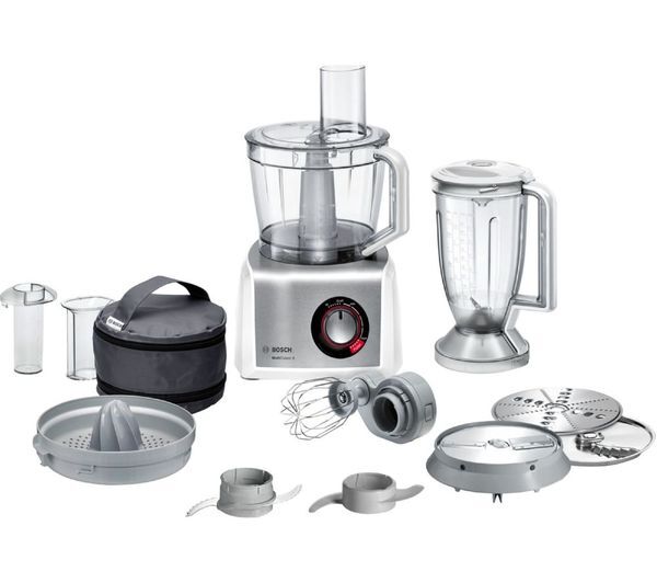  Bosch Multitalent8 Mc812s734g Food Processor - Silver & White 