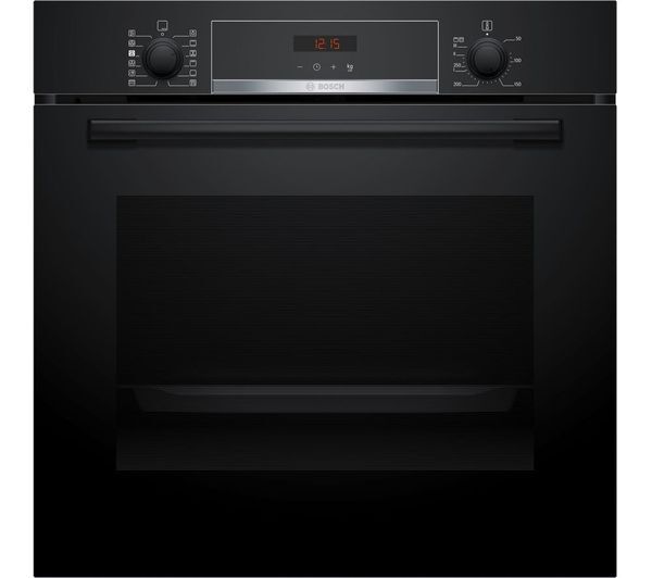  Bosch Series 4 Hqa574bb3b Electric Pyrolytic Steam Oven - Black 