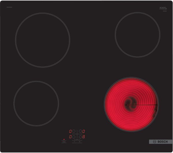  Bosch Series 2 Pke61raa8b 59 Cm Electric Ceramic Hob - Black 
