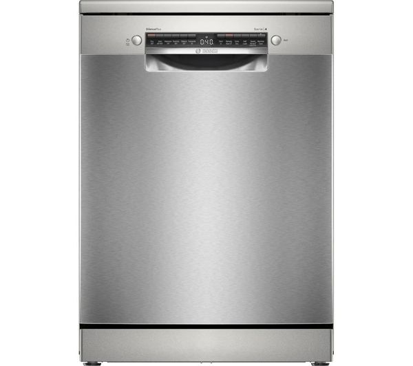  Bosch Series 4 Sms4eki06g Full-size Dishwasher - Silver 