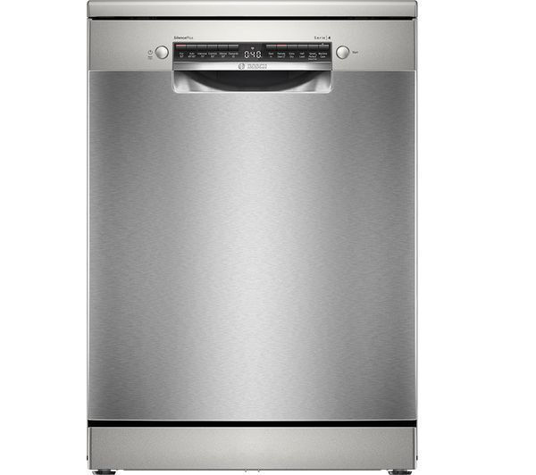  Bosch Series 4 Sms4emi06g Full-size Wifi-enabled Dishwasher - Stainless Steel 