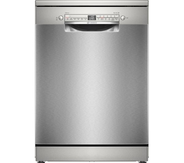  Bosch Series 2 Sms2hvi06g Full-size Wifi-enabled Dishwasher - Brushed Steel 