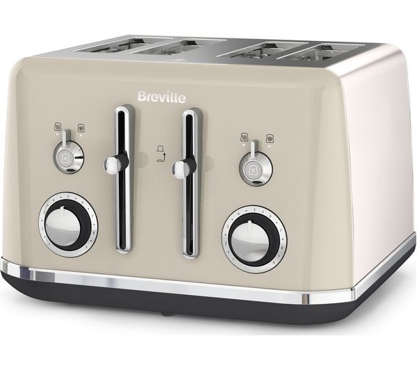 Breville Mostra Vtt930 4-slice Toaster - Cream 