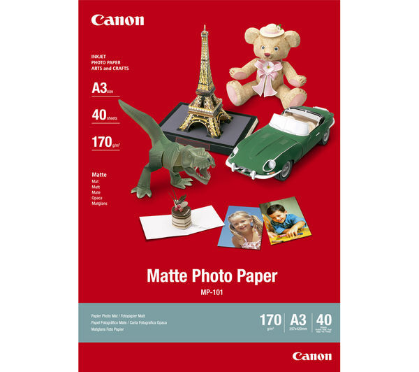  Canon A3 Mp-101 Photo Paper - 40 Sheets 
