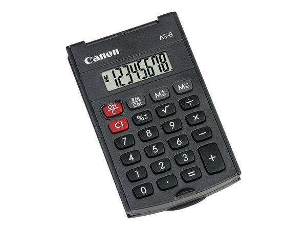  Canon As-8 - Pocket Calculator 