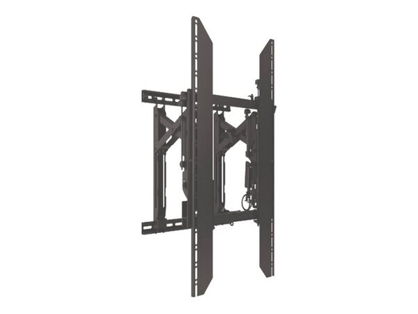  Chief Connexsys Portrait Video Wall Mount - With Rails - For Displays 40-80 - Black Mounting Kit - For Video Wall - Black 