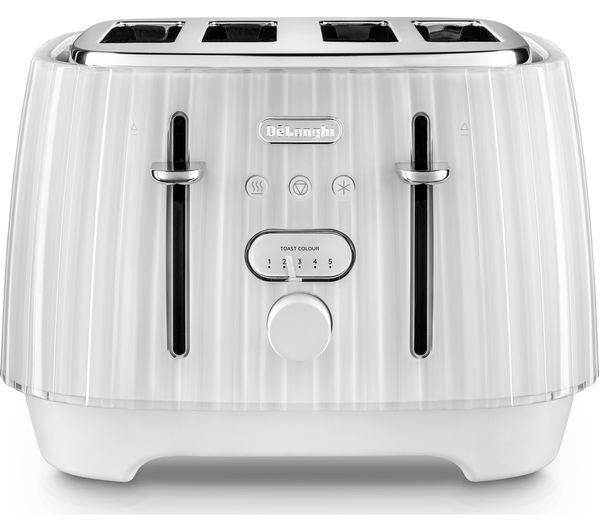  Delonghi Ballerina Ctd4003.w 4-slice Toaster - White 
