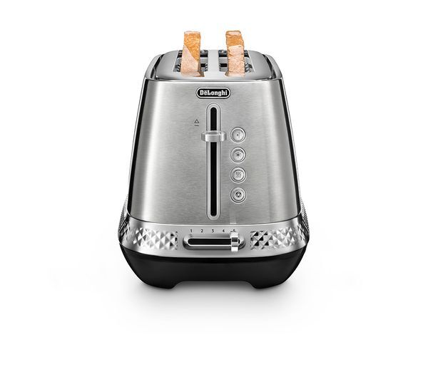  Delonghi Diadema Ctv3003.m 4-slice Long Toaster - Brushed Steel 