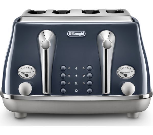  Delonghi Icona Capitals Ctoc4003.bl 4-slice Toaster - Blue 