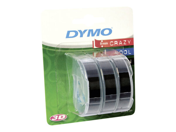  Dymo - 3d Embossing Tape - 3 Roll(s) - Roll (0.9 Cm X 3 M) 