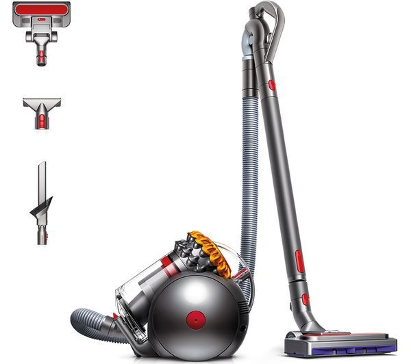  Dyson Big Ball Multi-floor 2 Cylinder Bagless Vacuum Cleaner - Iron Sprayed Yellow 