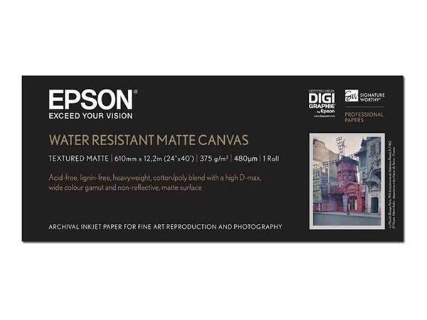  Epson - Canvas Paper - Matte - 1 Roll(s) 