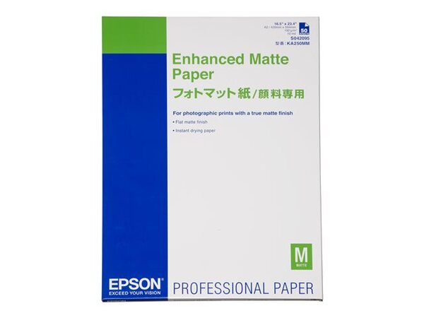  Epson Enhanced Matte - Paper - Matte - 50 Sheet(s) - A2 - 192 G/m² 