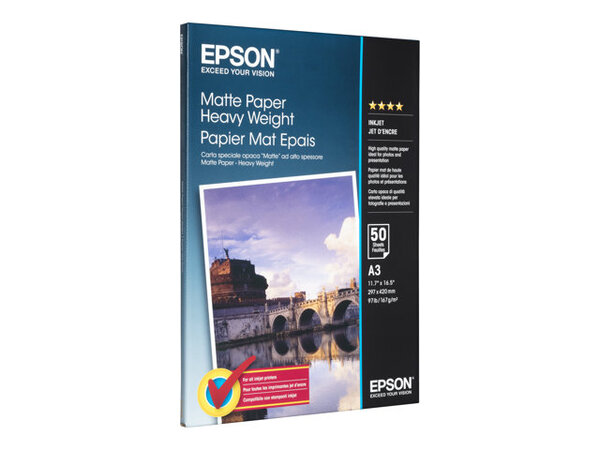  Epson - Paper - Matte - 50 Sheet(s) - A3 - 167 G/m² 