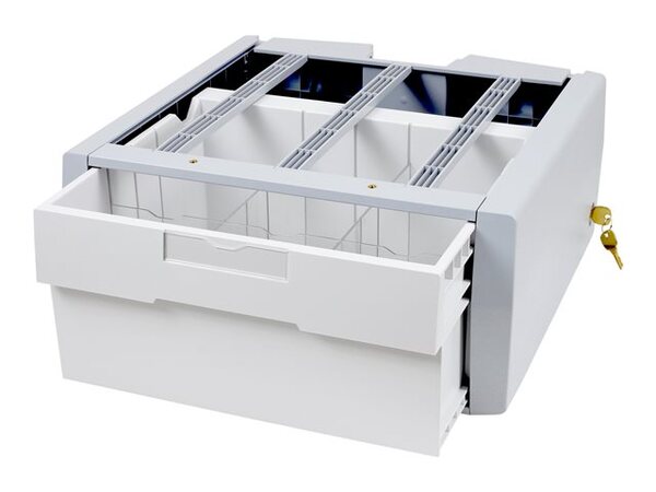  Ergotron Styleview Supplemental Storage Drawer, Single Tall Mounting Component - For Cart - Grey, White 