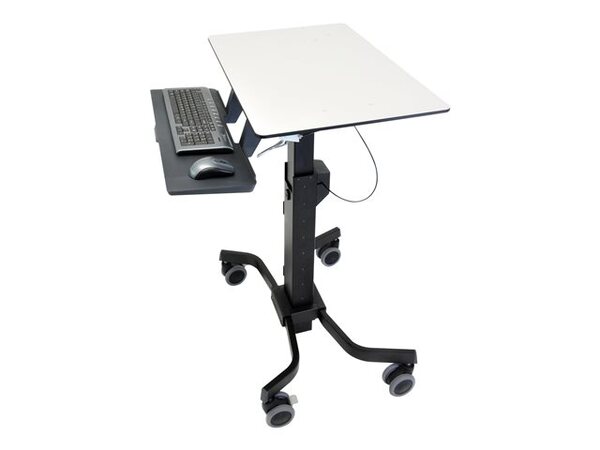  Ergotron Teachwell Mobile Digital Workspace Cart - Constant Force Technology - For Notebook / Keyboard / Mouse - Graphite Grey 