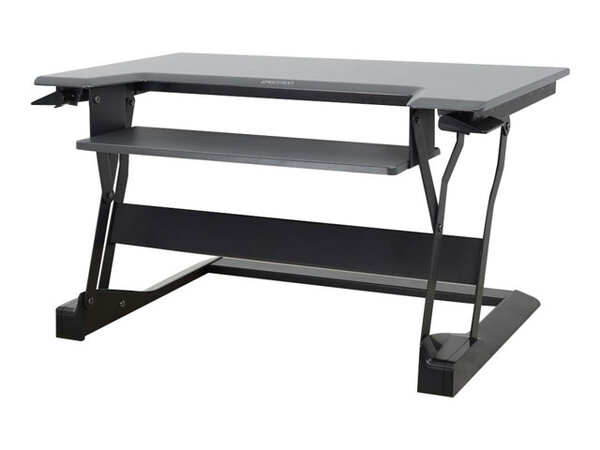  Ergotron Workfit-t Medium - Standing Desk Converter - Dark Grey - Black, Grey 