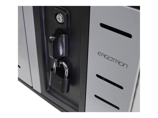  Ergotron Zip12 Cabinet Unit - For 12 Tablets / Notebooks - Charging - Black, Silver 