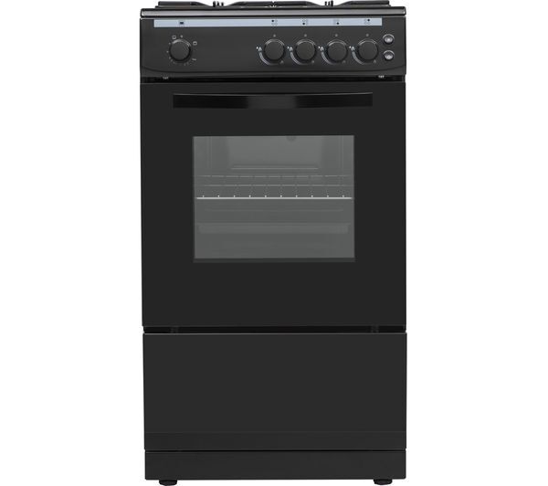  Essentials Cfsgbk22 50 Cm Gas Cooker - Black 