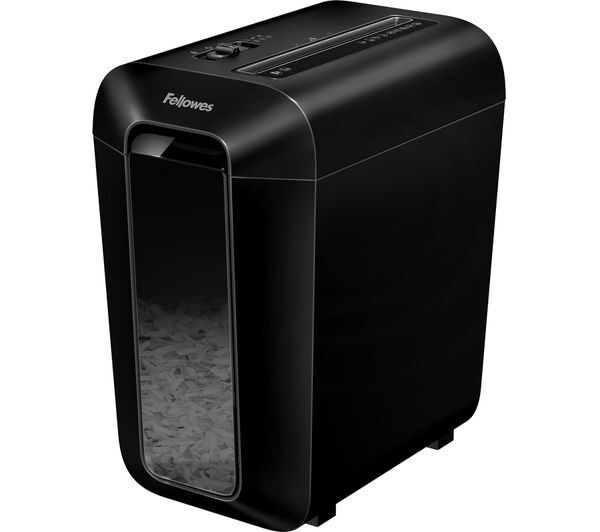  Fellowes Powershred Lx65 Cross Cut Paper Shredder - Black 