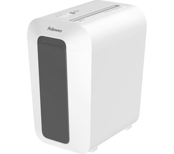  Fellowes Powershred Lx65 Cross Cut Paper Shredder - White 