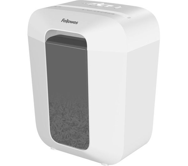  Fellowes Powershred Lx50 Cross Cut Paper Shredder - White 