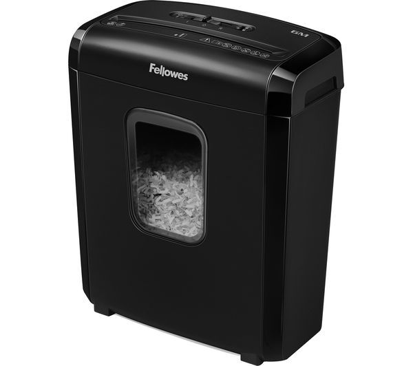  Fellowes Powershred 6m Micro Cut Paper Shredder 