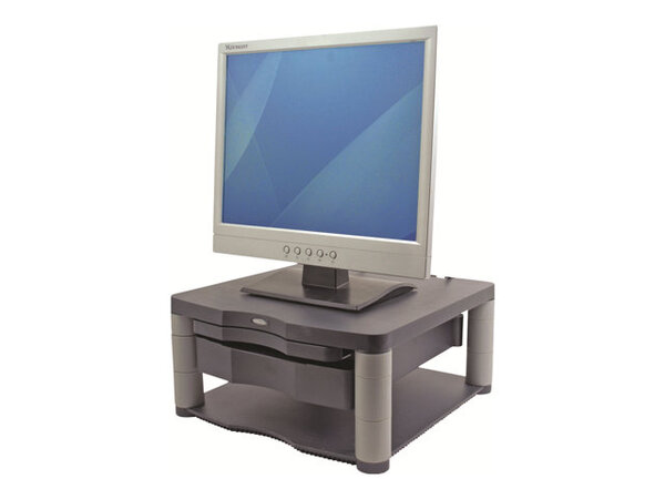  Fellowes Premium Monitor Riser Plus Mounting Component - For Lcd Display - Graphite 