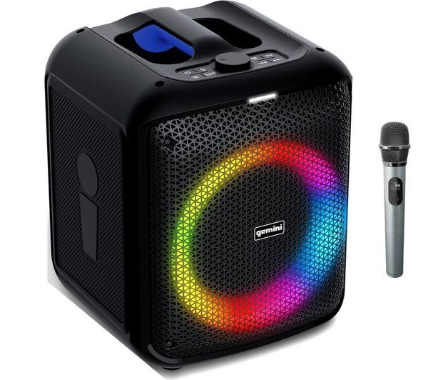  Gemini Ggo-650l Boombox Bluetooth Speaker - Black 
