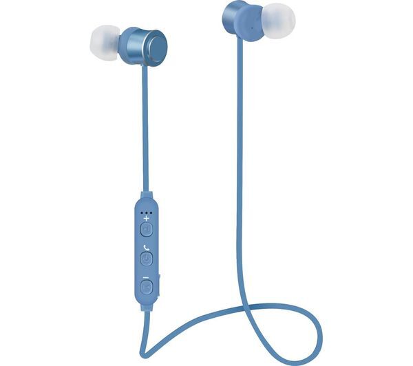  Groov-e Metal Buds Wireless Bluetooth Earphones - Blue 