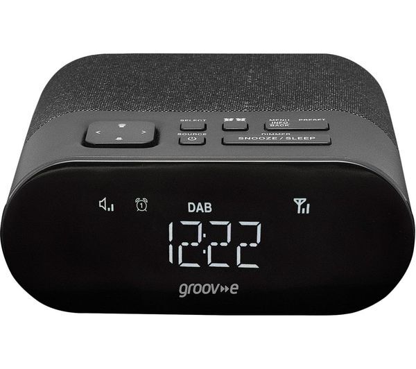  Groov-e Roma Gv-cr03 Dab/fm Clock Radio - Black 