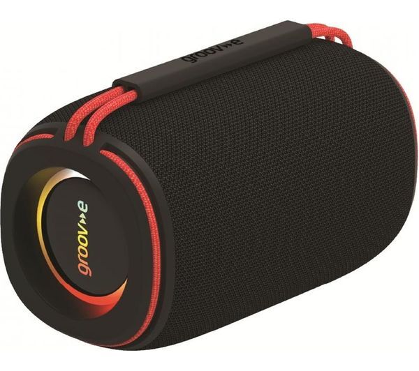  Groov-e Wave Glow Portable Bluetooth Speaker - Black 