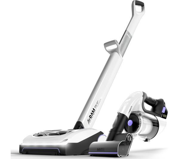  Gtech Airram Platinum Cordless Vacuum Cleaner & Multi Platinum Handheld Vacuum Cleaner Bundle - White & Black 