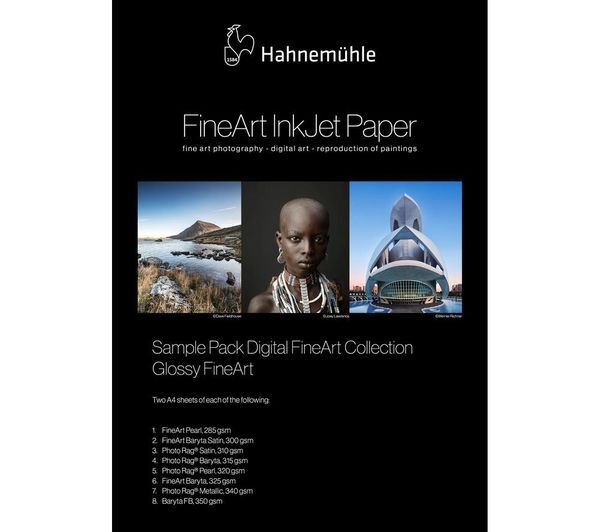  Hahnemuehle Digital Fineart A4 Glossy Photo Paper - 16 Sheets 