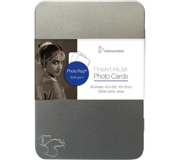  Hahnemuehle Fineart Photo Rag A4 Ultra Smooth Matte Photo Card - 30 Sheets 