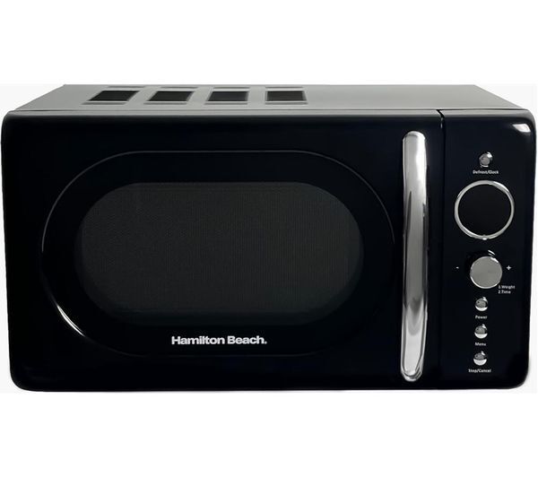  Hamilton Beach Retro Hb70h20b Compact Solo Microwave - Black 