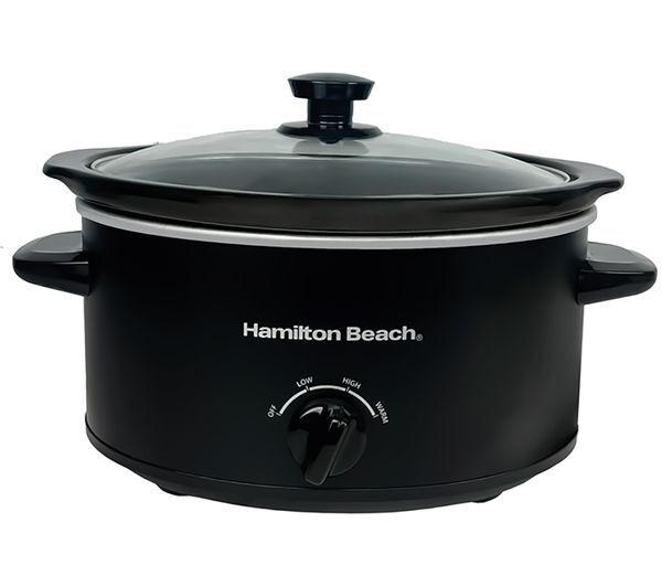 Hamilton Beach The Comfort Cook Slow Cooker - Black 