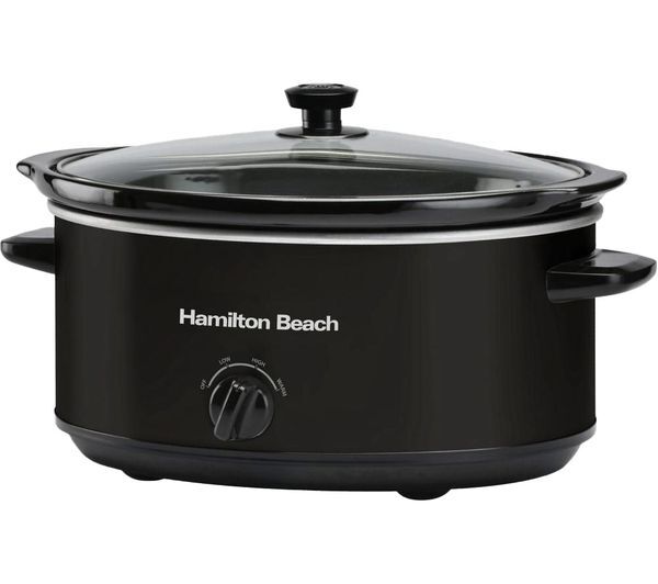  Hamilton Beach The Family Favourite Slow Cooker - Black 