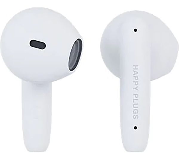  Happy Plugs Joy Lite Wireless Bluetooth Earbuds - White 