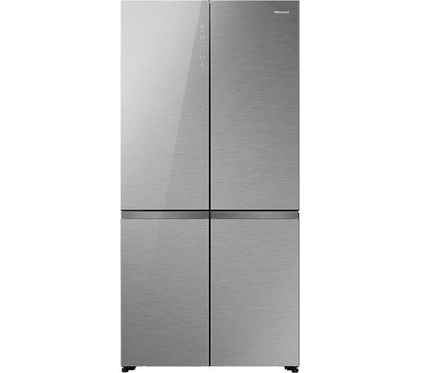  Hisense Kitchenfit Rq768n4gve Smart Fridge Freezer - Silver Glass 