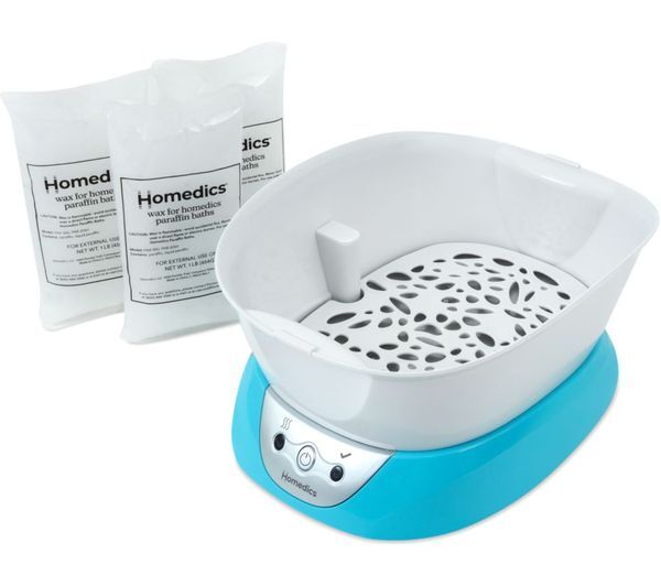  Homedics Paraspa Plus Paraffin Bath - White & Blue 