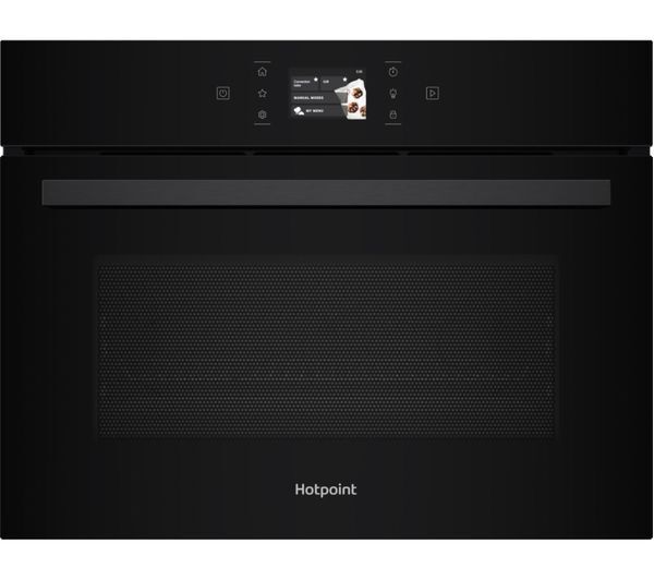  Hotpoint Class 8 Hcw9owphtsbuk Compact Oven With Microwave - Black 