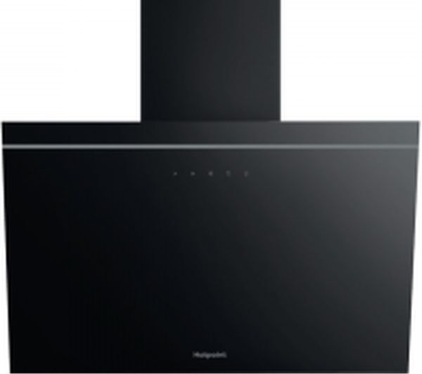  Hotpoint Phvp62fltk Chimney Cooker Hood - Black 