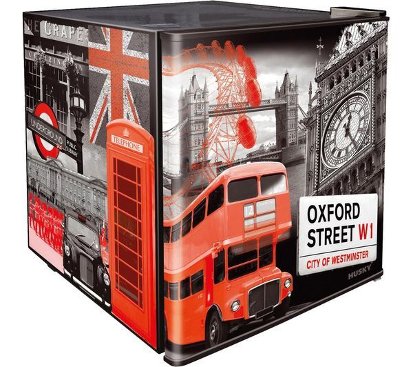  Husky London Hus-el195 Mini Fridge - Black 
