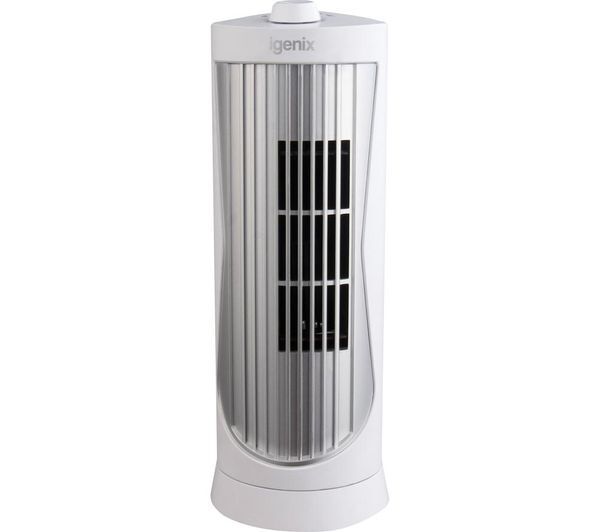  Igenix Df0020wh Portable Tower Fan - White & Silver 