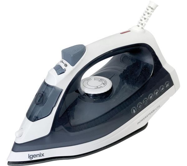  Igenix Powersteam Lite Ig3116 Steam Iron - White & Blue 