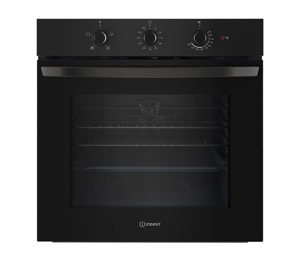  Indesit Click&clean Io 233 B Uk Plug-in Electric Oven - Black 